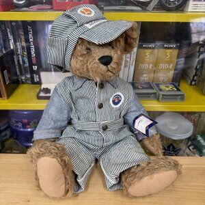 Lionel Engineer Teddy Bear Plush Train Conductor 16" Tall  Light The  Way w/ Tag